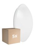 Mehrfachpackung 5x Ledvance Surface Rund 400 Weiß 24W 1920lm - 840 Kaltweiß | IP44 - mit Sensor - Kaltweiß