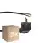 Mehrfachpackung 25x Noxion Power Versorgungskabel Schwarz - Schuko Europlug + Offene Enden - 3m - 3 pole 0,75mm2