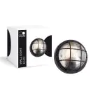 D'Lite Wandleuchte Ecco Schwarz Rund | IP54 - Geeignet für 1x E27