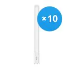 Mehrfachpackung 10x Philips CorePro PL-L HF LED 16.5W 865 | Tageslichtweiß - 4-Pins - Ersatz für 36W
