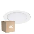 Mehrfachpackung 4x Noxion LED Downlight Slim V2.0 20W 2000lm 120D - 830 Warmweiß | 225mm - Ausschnitt 200mm - IP44 